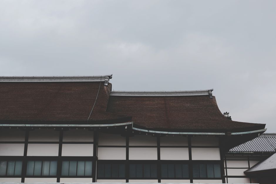 Traditional Japanese rooftops