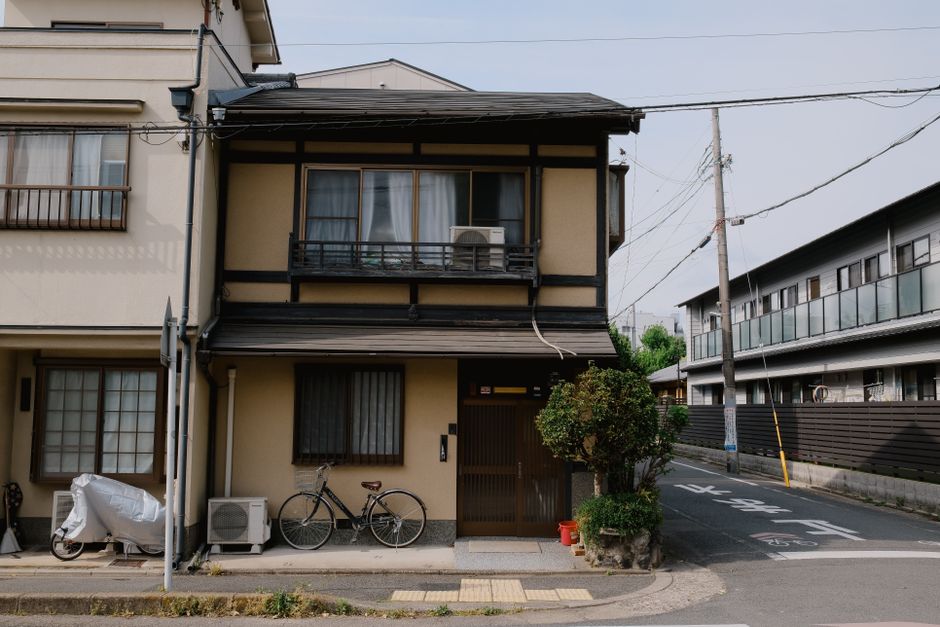 A Japanese house in a quiet residential street